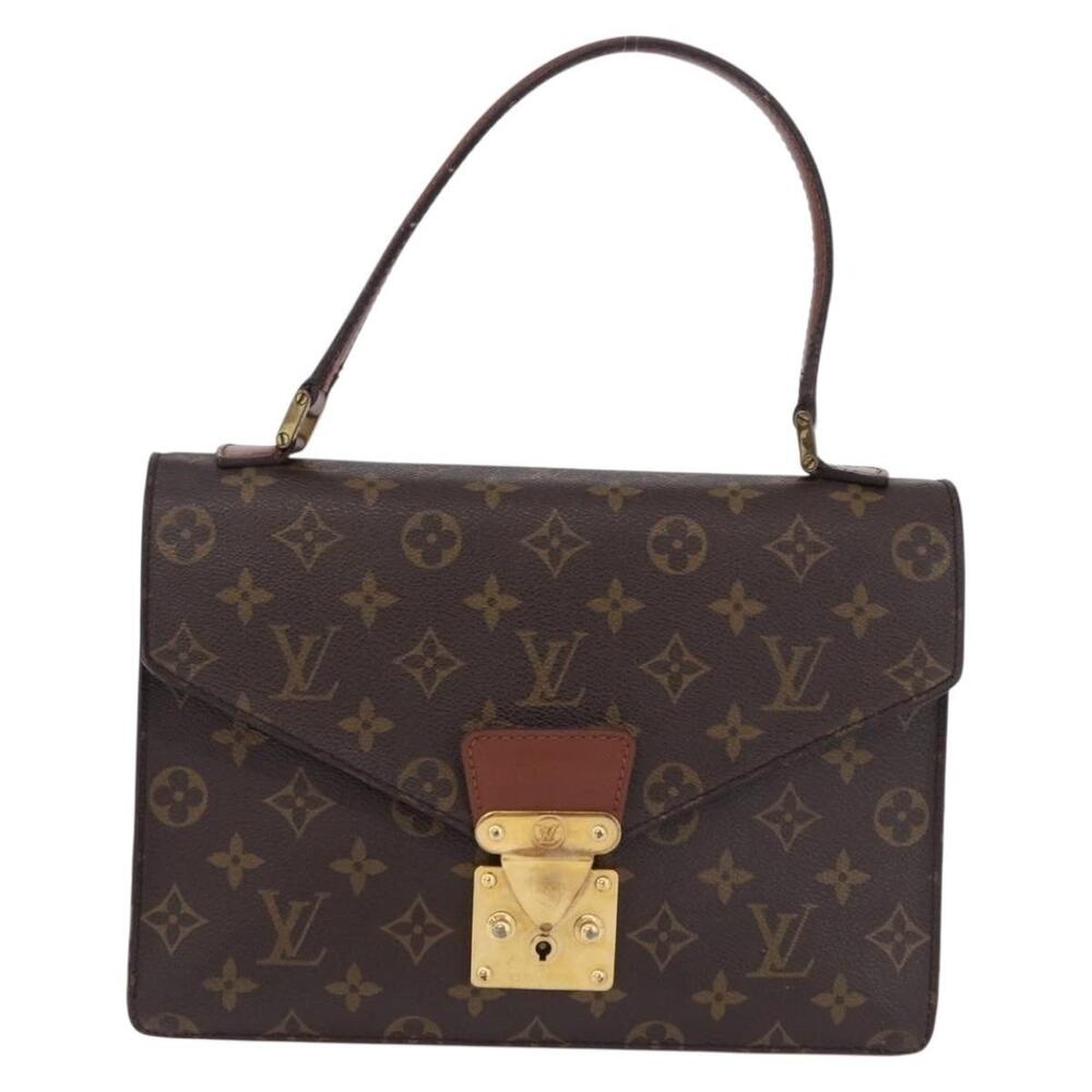 Louis Vuitton Monogram Concorde Handbag Brown